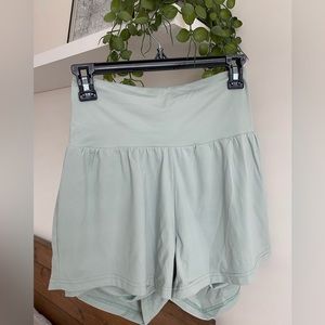 Halara high waisted athletic shorts with built-in biker shorts